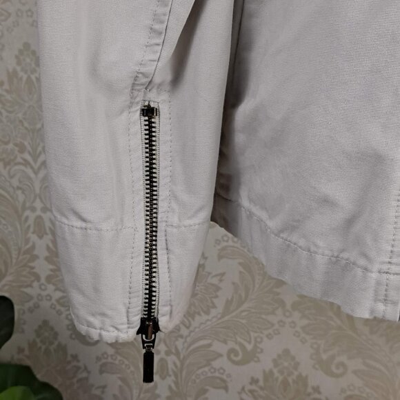 UWR Size Large Khaki Full Zip Utility Jacket Pockets Unlined EUC - Picture 8 of 15